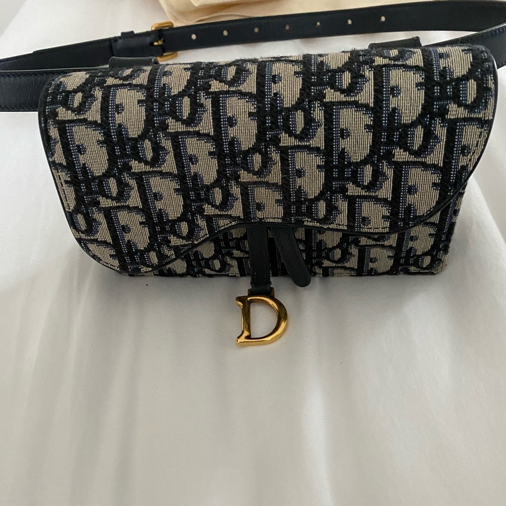 Dior saddle rectangular belt bag